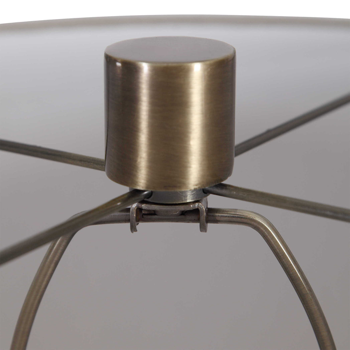 Taria Table Lamp Brushed Brass - Light Brown / Beige by Uttermost - View 7