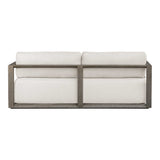 Remsen Outdoor Sofa Gray / Oyster White - White / Dark Gray by Uttermost - View 5