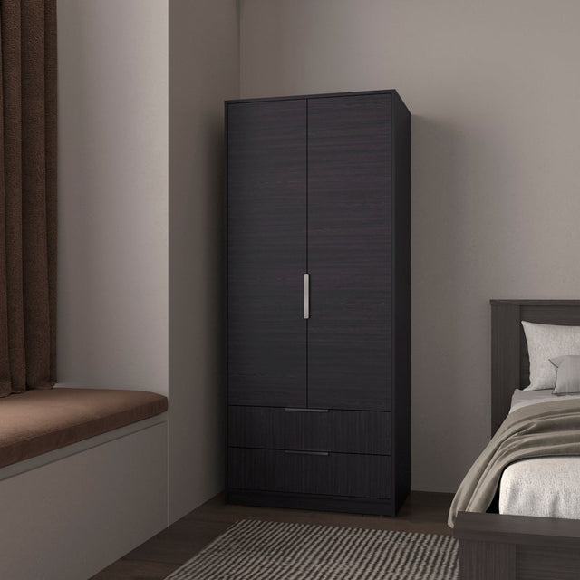 Trappe Armoire, Bedroom, Black - sold by Home Elegance USA