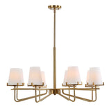 Lassen 8 Light Chandelier Brass - Bronze by Uttermost - View 10
