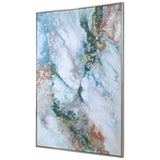 Mercury Hand Abstract Art - Blue by Uttermost - View 4