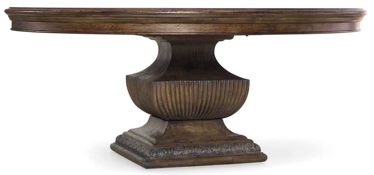 Rhapsody 72" Round Dining Table - Dark Brown by Hooker Furniture - View 1