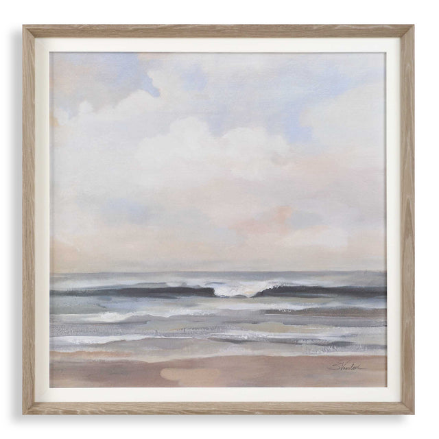 Haze Framed Print - Light Gray by Uttermost - View 1