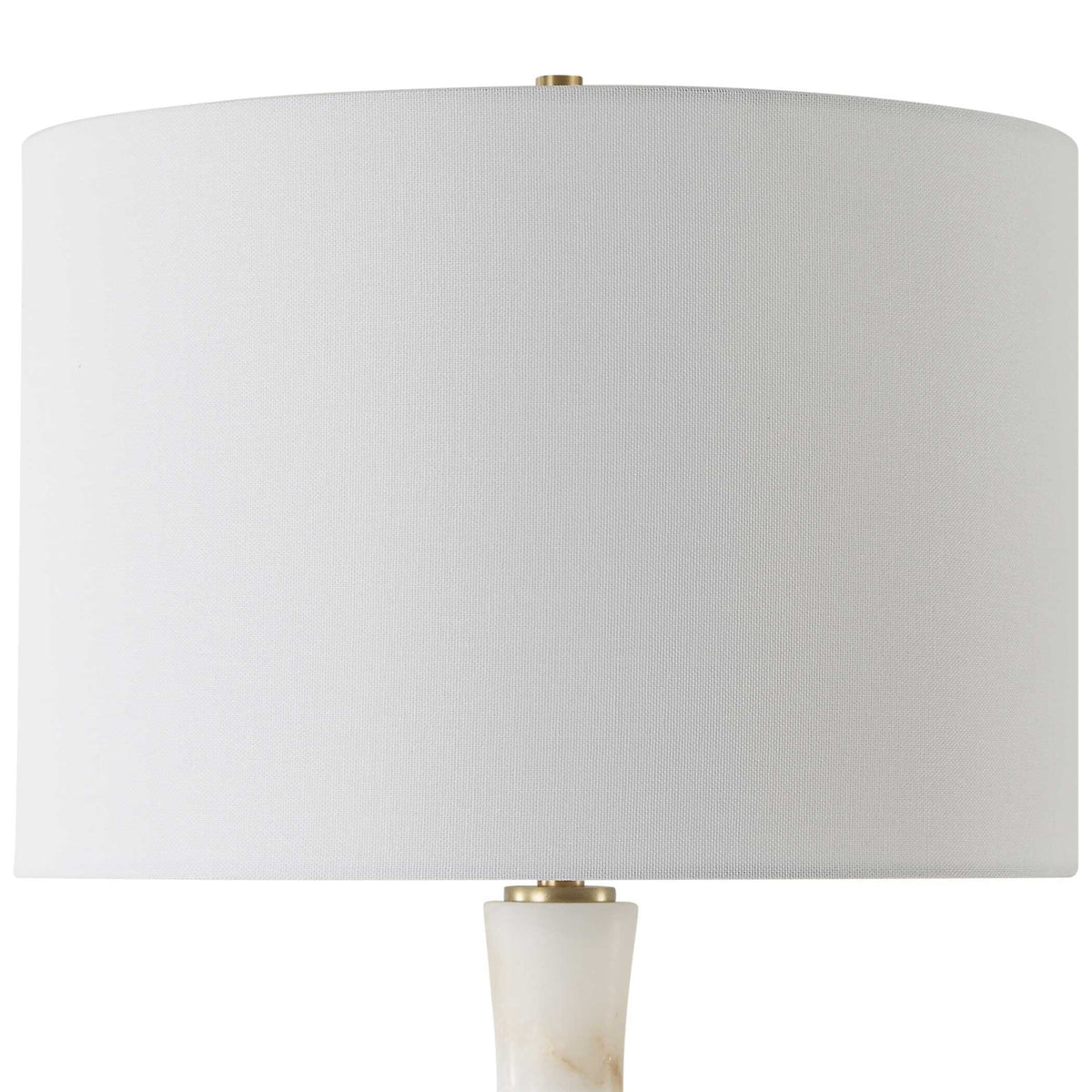 Unify Alabaster Table Lamp - White by Uttermost - View 5