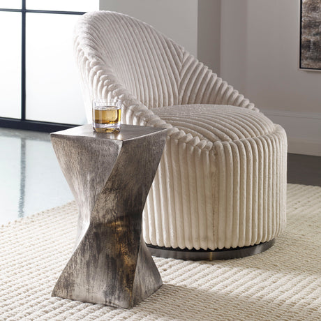 Euphrates Accent Table - Dark Gray by Uttermost - View 2