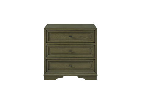 3 Drawer Nightstand - Pistachio