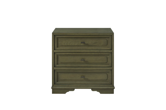 3 Drawer Nightstand - Pistachio
