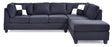 G635B-SC Sectional (Without Ottoman) , BLACK - sold by Home Elegance USA