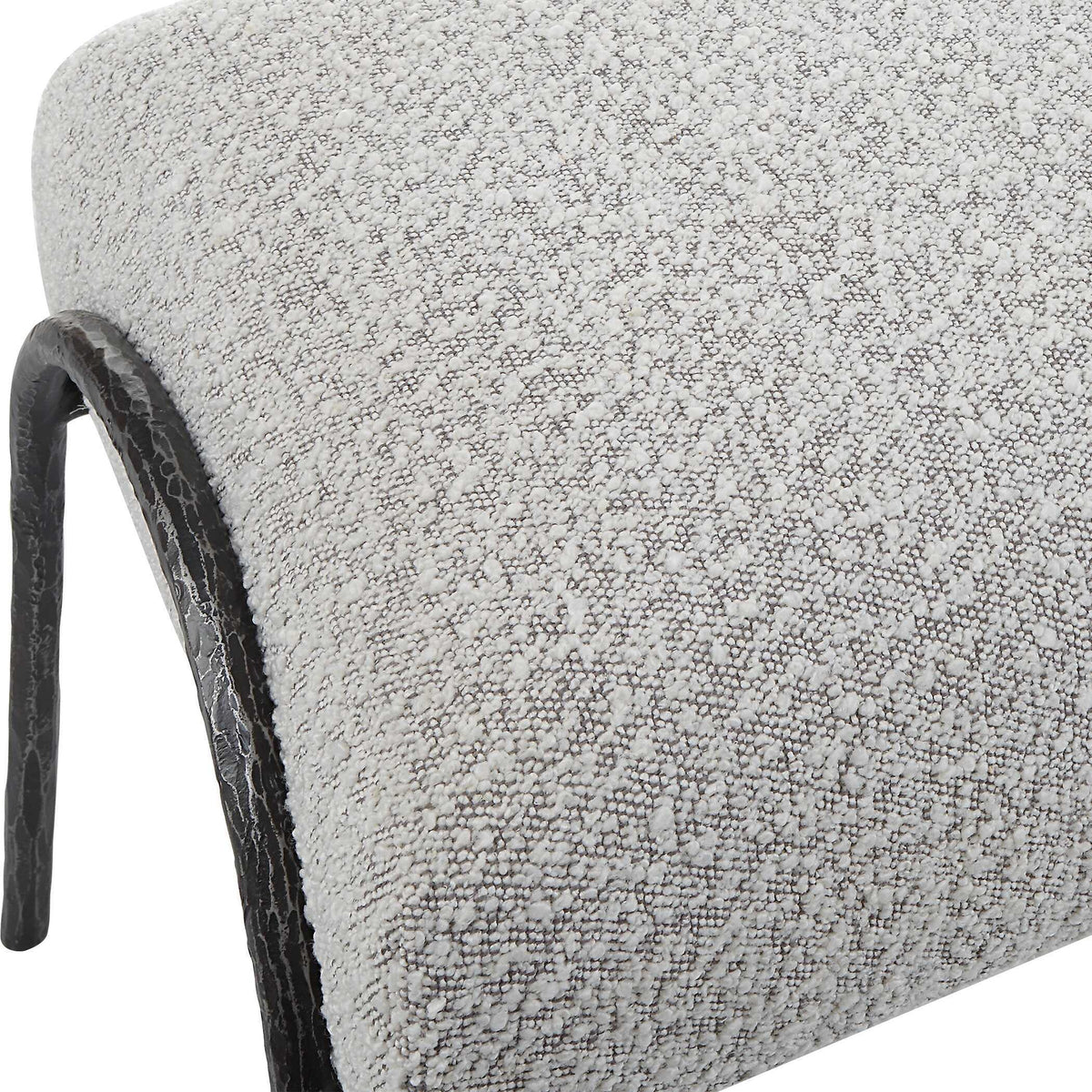 Jacobsen Modern Bench - Light Gray by Uttermost - View 6