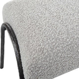 Jacobsen Modern Bench - Light Gray by Uttermost - View 6