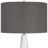 Citadel Marble Table Lamp - Dark Gray / White by Uttermost - View 5