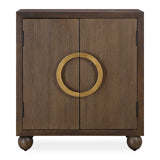 Mayenne 2 Door Wood Cabinet Oak - Dark Brown by Uttermost - View 1
