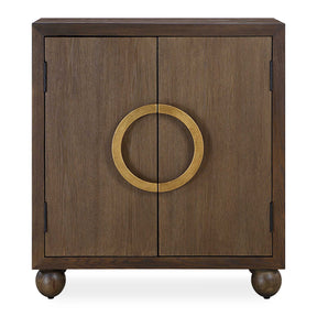 Mayenne 2 Door Wood Cabinet Oak - Dark Brown by Uttermost - View 1