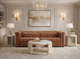 Savion 2 Over 2 Sofa With Power Recline & Power Headrest Saddlebag Lodge - Light Brown by Hooker Furniture - View 2