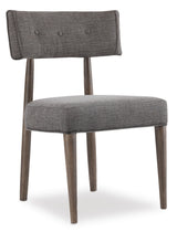 Curata Upholstered Chair - Dark Gray / Dark Brown by Hooker Furniture - View 1