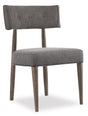 Curata Upholstered Chair - Dark Gray / Dark Brown by Hooker Furniture - View 1