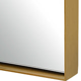 Crosley Arch Mirror Antique Brass - Yellow by Uttermost - View 5