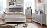 Brachium - 4 Piece Queen Bedroom Set - Silver | Home Elegance USA