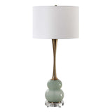 Sanctuary Green Gray Table Lamp by Uttermost - View 4