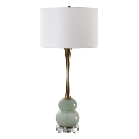 Sanctuary Green Gray Table Lamp by Uttermost - View 4