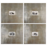 Historical Buildings Framed Art (Set of 4) - Silver by Uttermost - View 1