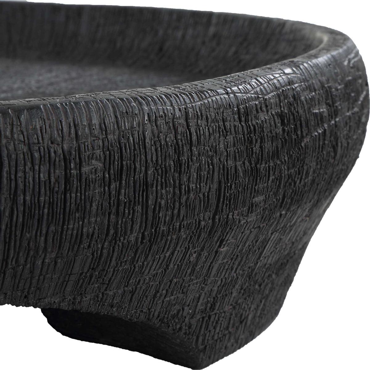 Resonance Indoor-Outdoor Resin Bowl - Black by Uttermost - View 7