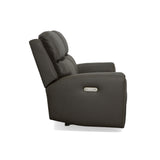 Jarvis Power Reclining Loveseat With Power Headrests - Mica | Flexsteel