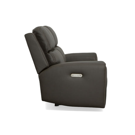 Jarvis Power Reclining Loveseat With Power Headrests - Mica | Flexsteel