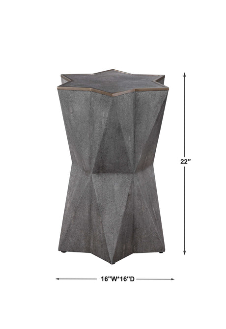 Capella Accent Table - Dark Gray by Uttermost - View 7