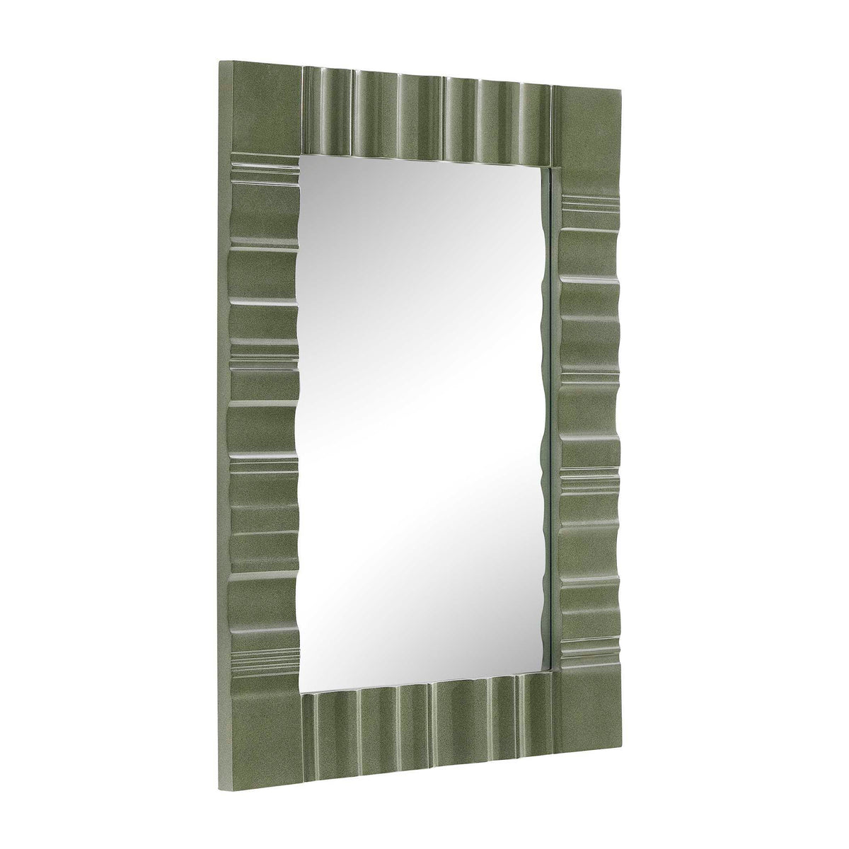 Quincey Mirror - Green by Uttermost - View 5