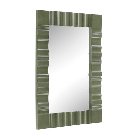 Quincey Mirror - Green by Uttermost - View 5