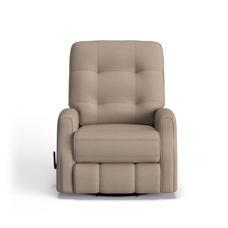 Devon Transitional Fabric Swivel Gliding Recliner | Flexsteel