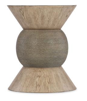 Commerce And Market Round Robin Accent Table - Light Brown / Gray by Hooker Furniture - View 1