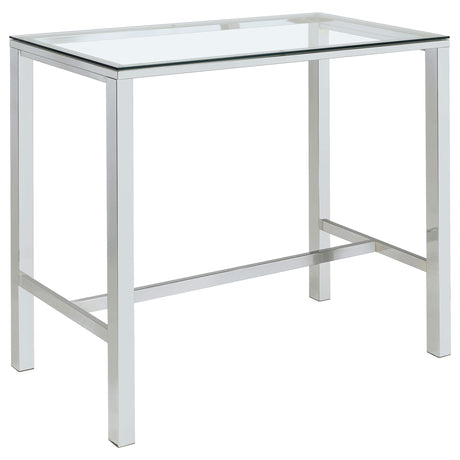 Garbo Chrome and Clear 5-piece Bar Set - sold by Home Elegance USA