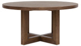 Driftwood 60" Round Dining Table Worn Saddle - Dark Brown by Hooker Furniture - View 3