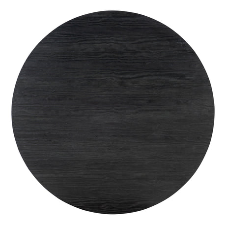 Chapman Shou Sugi Ban Round Coffee Table - Black by Hooker Furniture - View 7