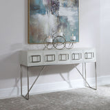 Abaya Console Table - White by Uttermost - View 2