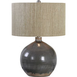 Vardenis Ceramic Lamp - Dark Gray / Beige by Uttermost - View 1