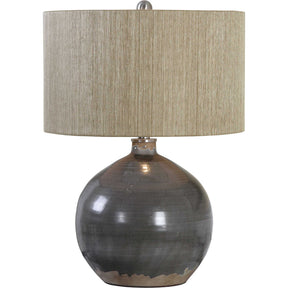 Vardenis Ceramic Lamp - Dark Gray / Beige by Uttermost - View 1