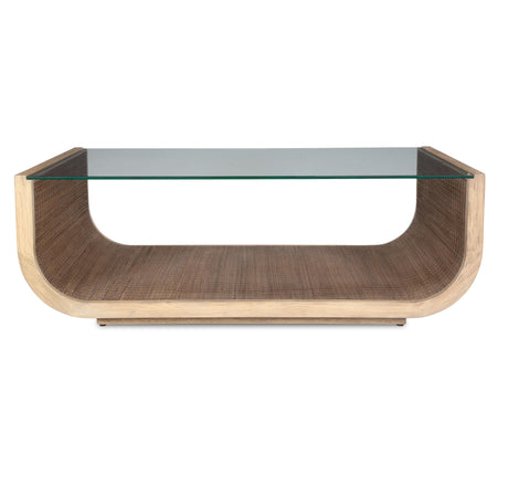 Farrington Modern Coffee Table - Light Brown by Uttermost - View 1
