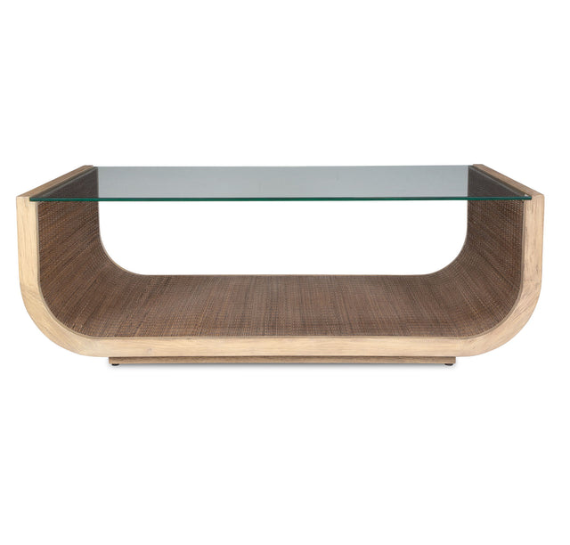 Farrington Modern Coffee Table - Light Brown by Uttermost - View 1