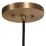 Seagrass 1 Light Dome Pendant - Light Brown by Uttermost - View 7