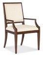 Archives Upholstered Arm Chair Beige / Brown - Beige / Dark Brown by Hooker Furniture - View 1