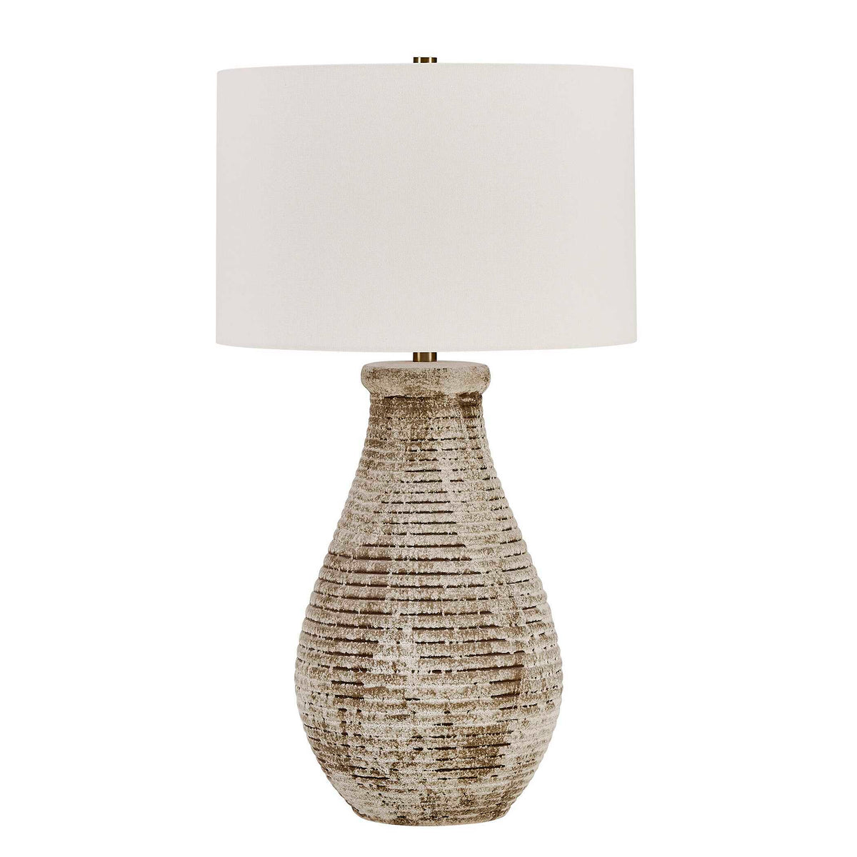 Dorothea Textured Table Lamp Brown / Gray - Light Brown by Uttermost - View 4