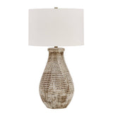 Dorothea Textured Table Lamp Brown / Gray - Light Brown by Uttermost - View 4