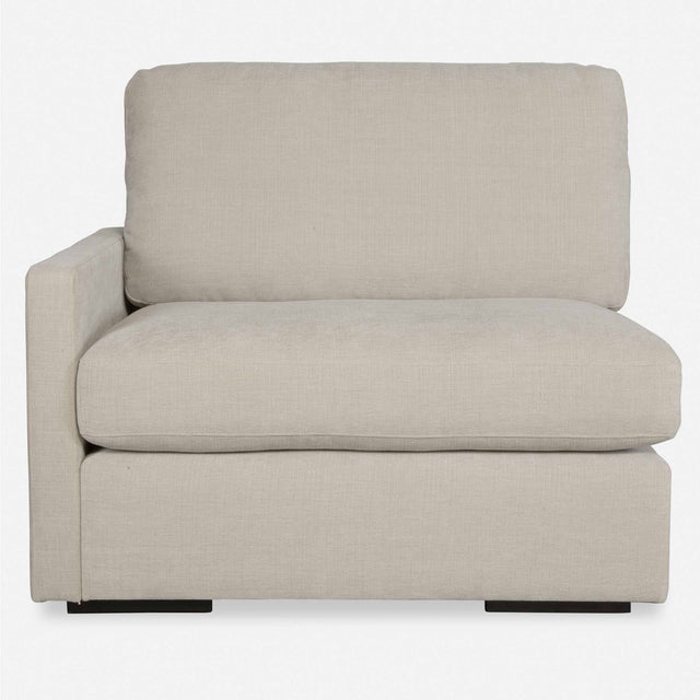 Refuge Sand Left Arm Facing Sofa - Beige by Uttermost - View 1