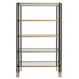 Kentmore Modern Etagere - Black / Yellow by Uttermost - View 1