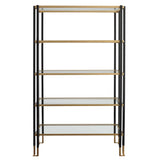 Kentmore Modern Etagere - Black / Yellow by Uttermost - View 1