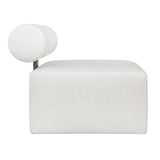 Bolster Back Armless Outdoor Sofa - White by Uttermost - View 11