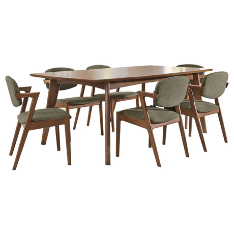 Marcella Grey and Dark Walnut 7-piece Dining Set - sold by Home Elegance USA